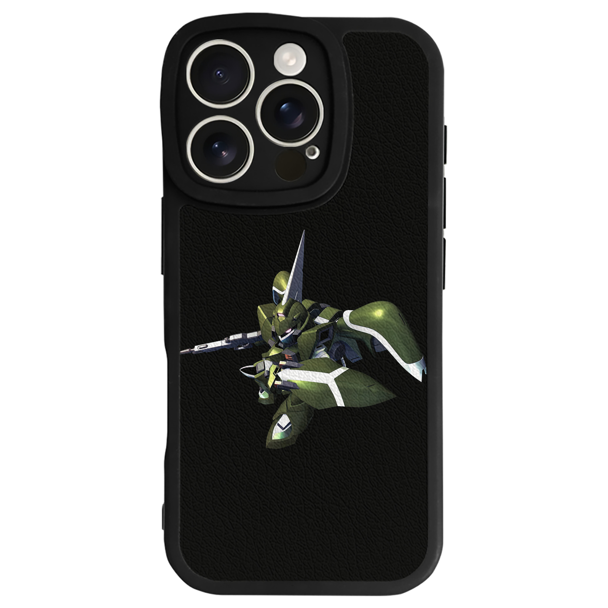 （画像用） 機動戦士ガンダム Mobile Suit Gundam 【iPhone 16シリーズ対応】シリコンスマホケース（レザー調） 材質：シリコン